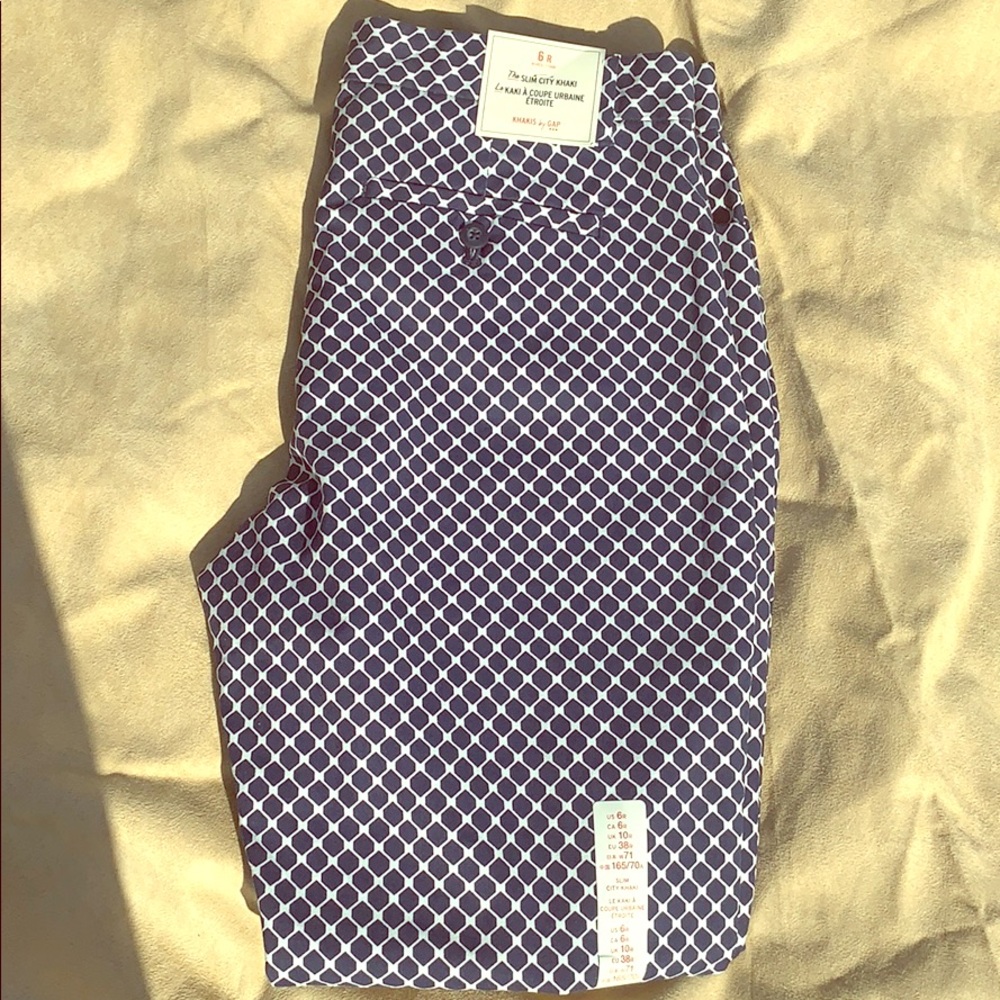 New Blue and white Kahki from Gap